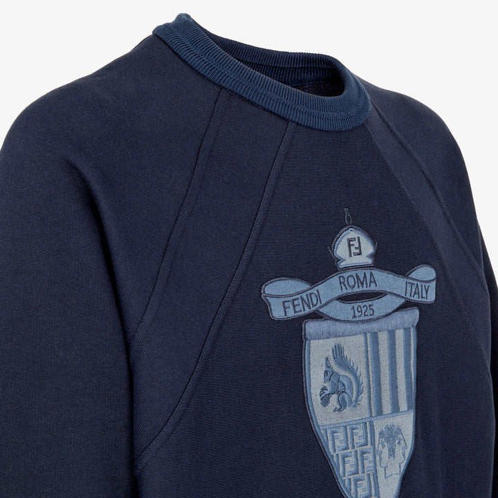 Fendi Navy blue cotton sweatshirt