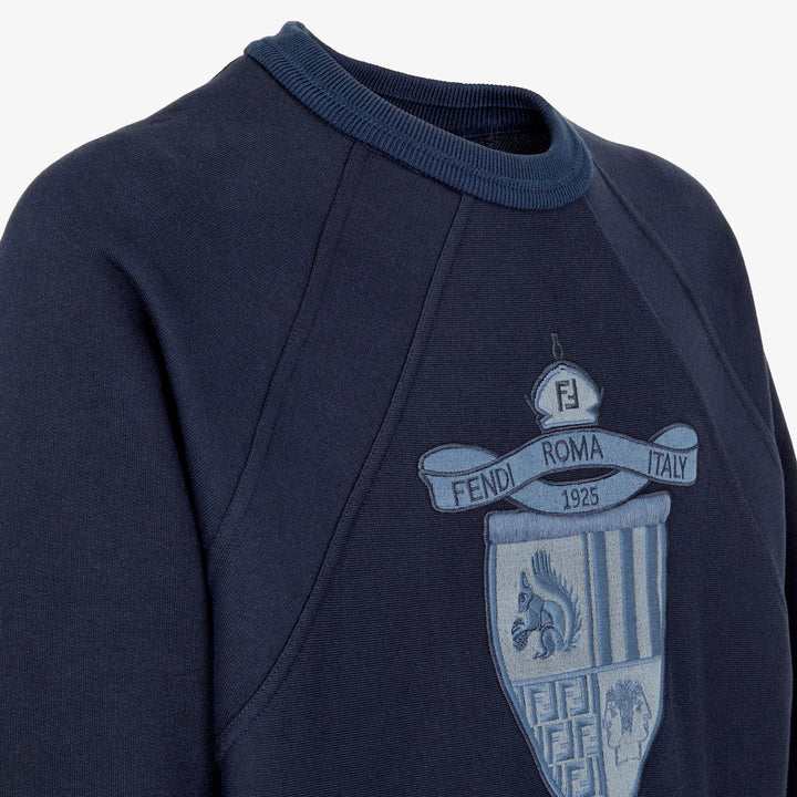 Fendi Navy blue cotton sweatshirt
