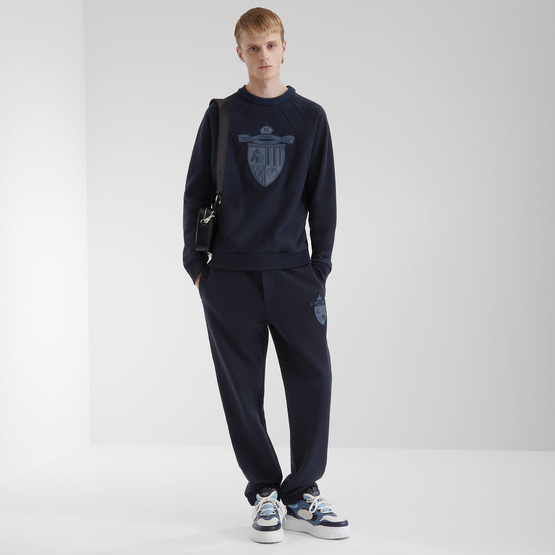 Fendi Navy blue cotton sweatshirt