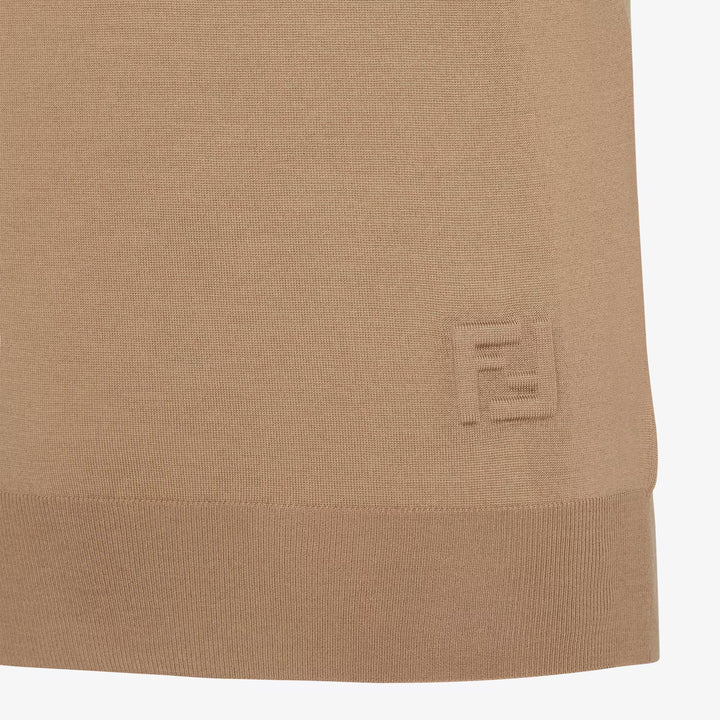 Fendi Red wool polo shirt