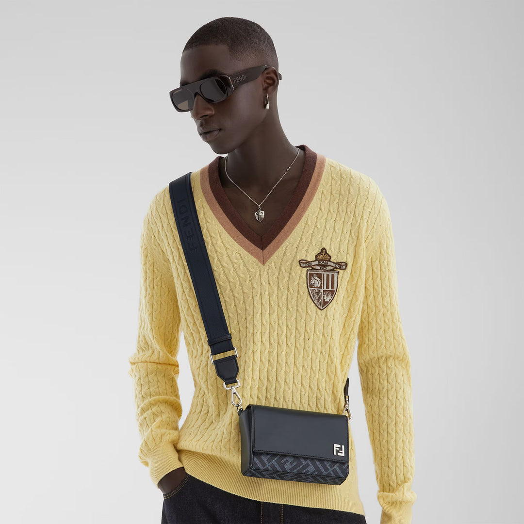 Fendi Yellow cashmere sweater