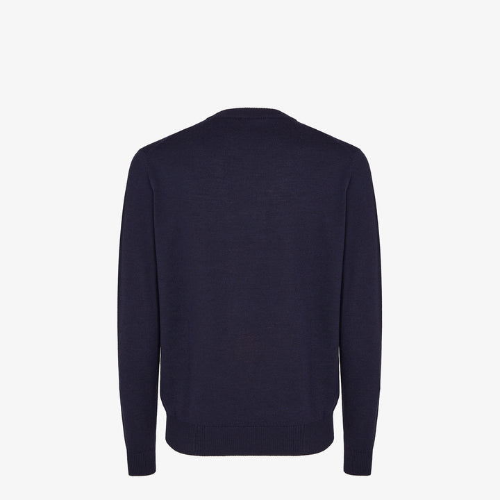 Fendi Blue wool Fendilicious pullover