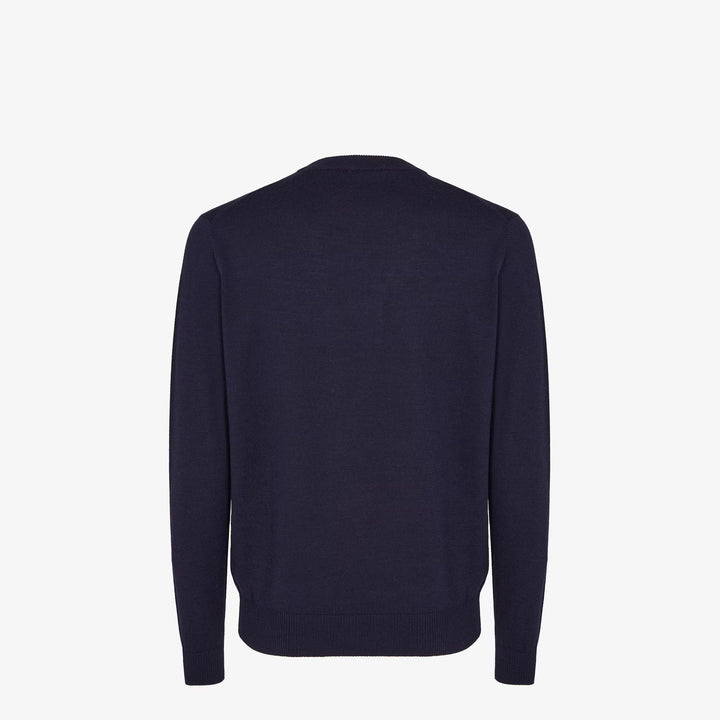 Fendi Sweater Blue wool Fendilicious pullover