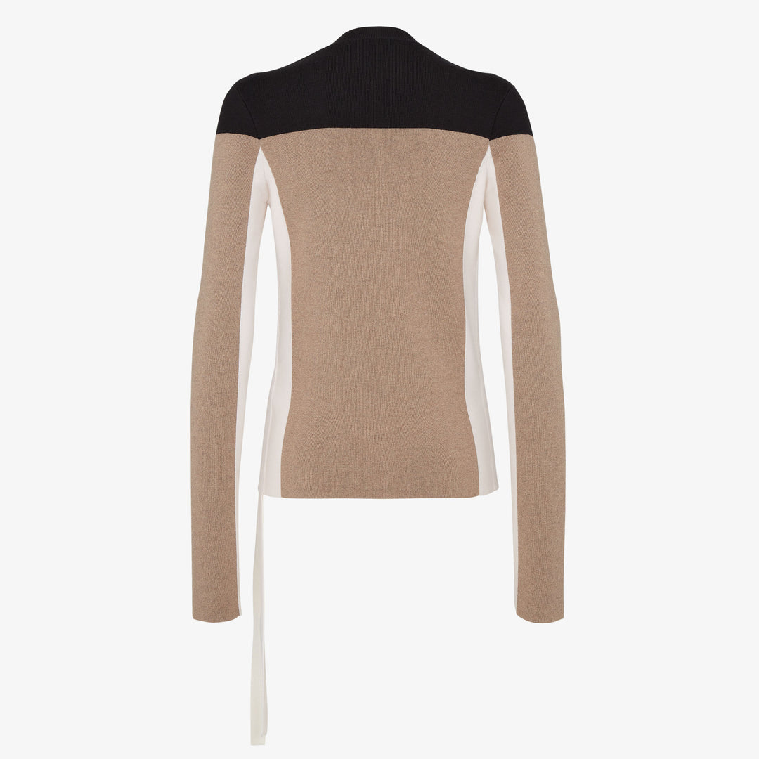 Fendi Beige wool and viscose jumper