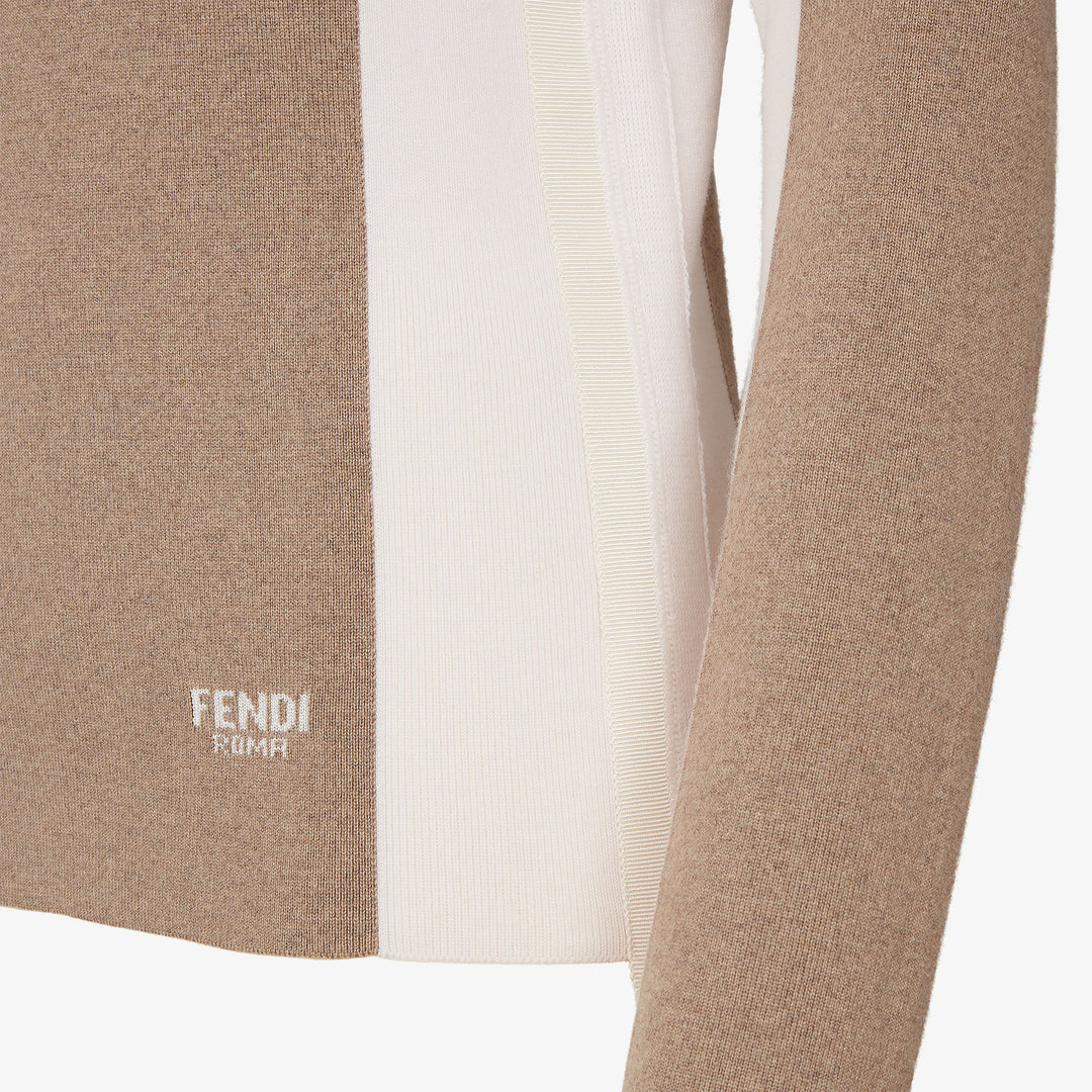 Fendi Beige wool and viscose jumper