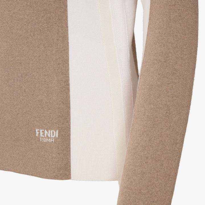 Fendi Beige wool and viscose jumper