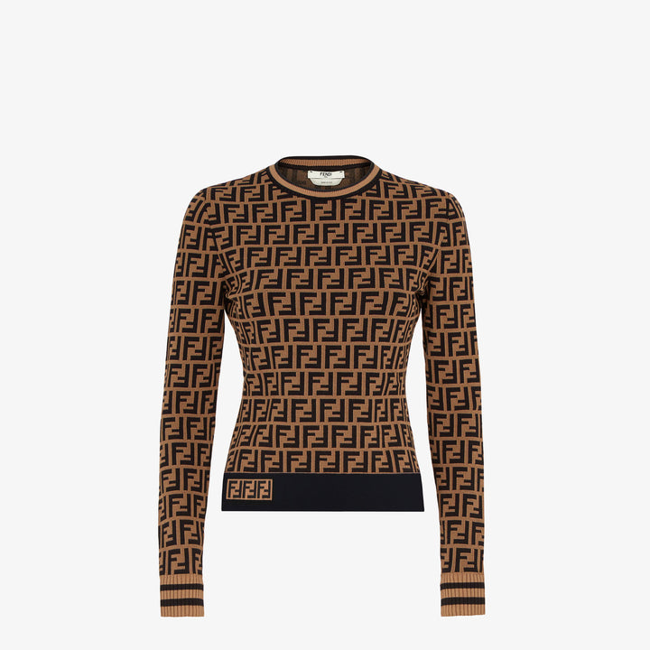 Fendi FF motif sweater