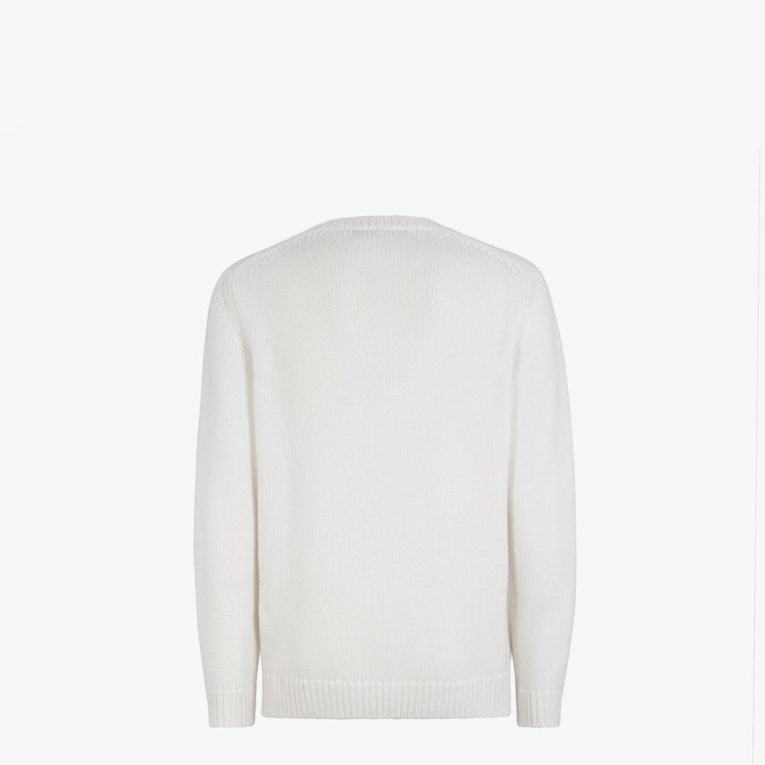 Fendi White and Black wool sweater