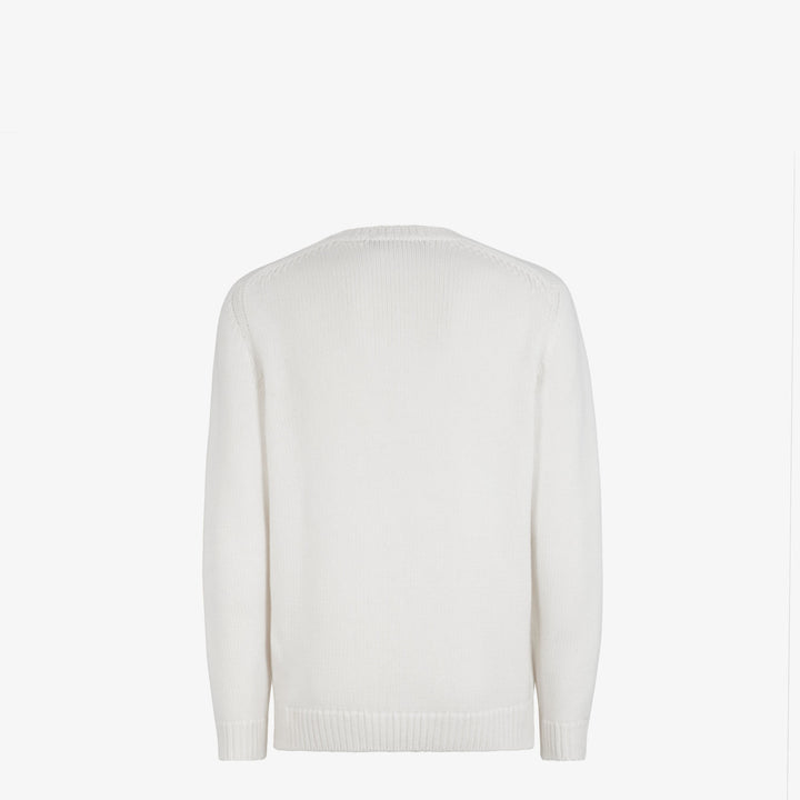 Fendi White and Black wool sweater