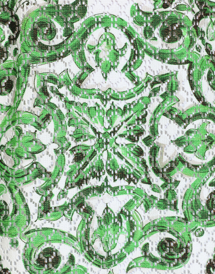 Dolce&Gabbana Majolica-print crochet Hawaiian shirt