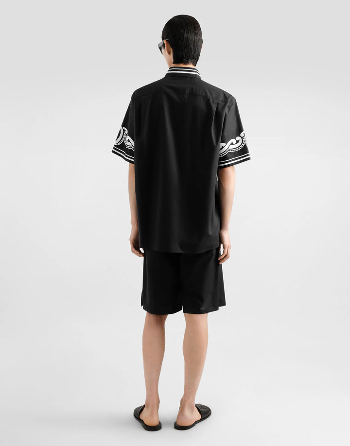 Dolce&Gabbana Poplin shirt with printed details