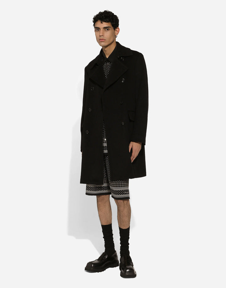 Dolce&Gabbana Tie-print silk Hawaiian shirt