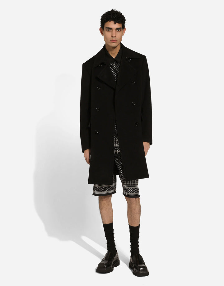 Dolce&Gabbana Tie-print silk Hawaiian shirt