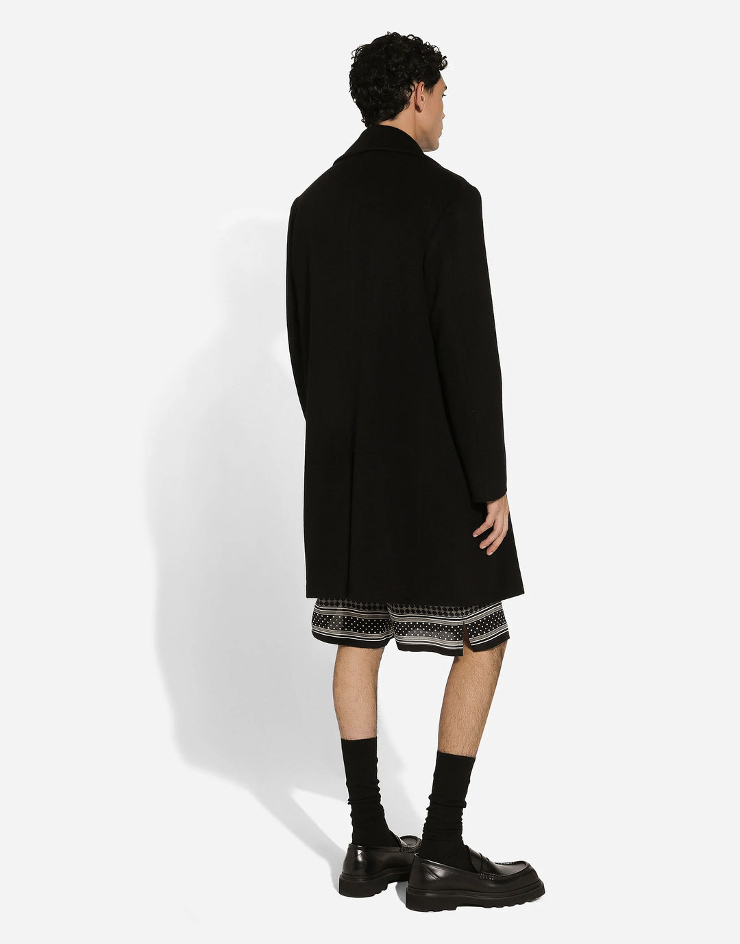 Dolce&Gabbana Tie-print silk Hawaiian shirt