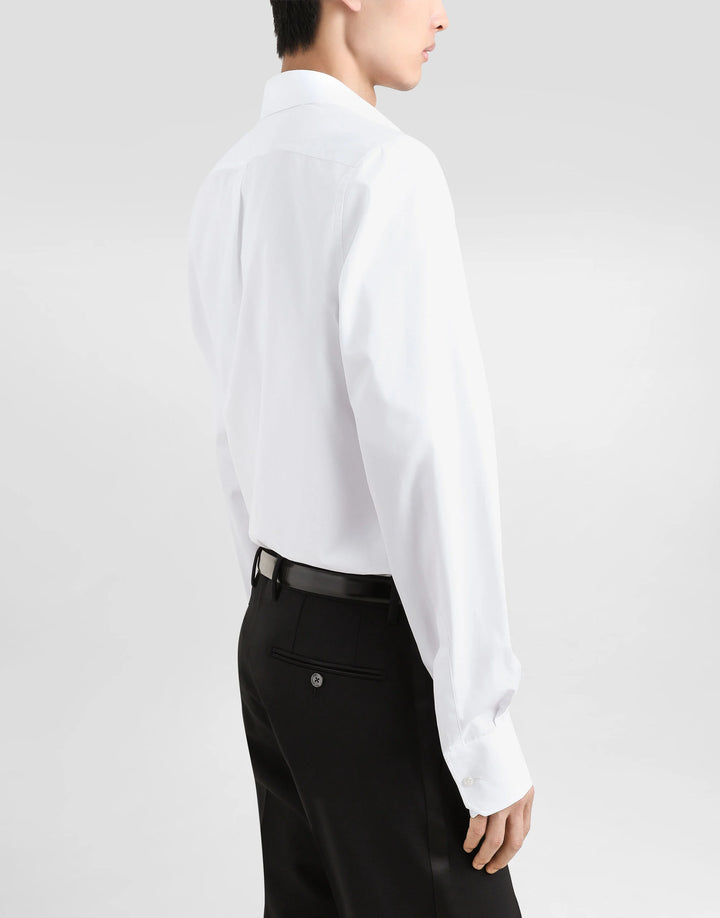 Dolce&Gabbana Cotton shirt with heraldic patch