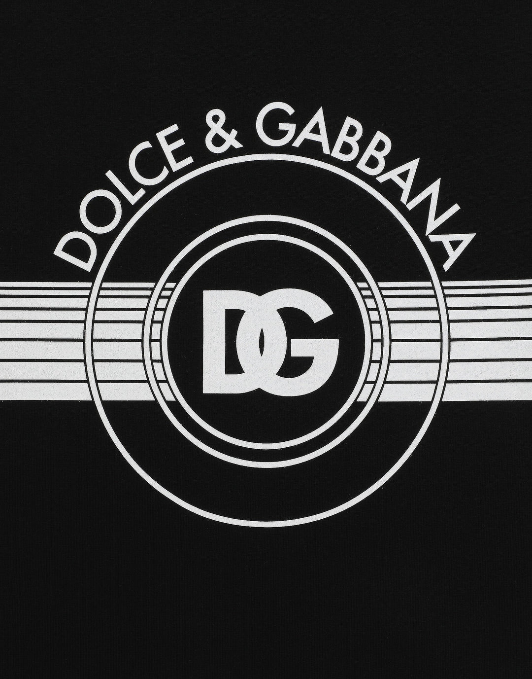 Dolce&Gabbana Cotton interlock T-shirt with DG logo print