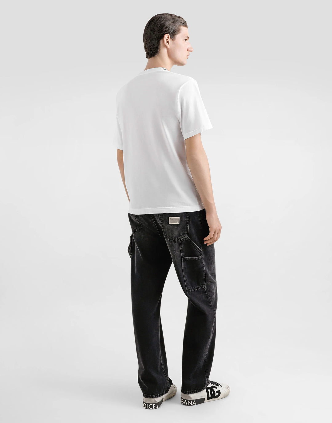 Dolce&Gabbana Cotton T-shirt with postcard print