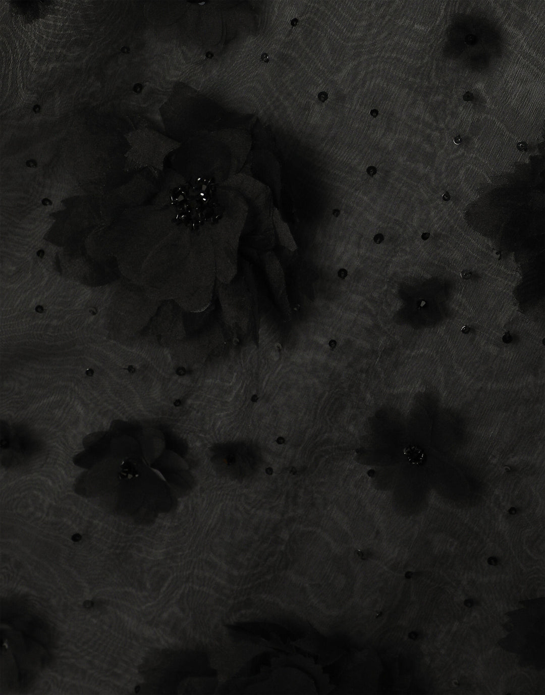 Dolce&Gabbana Silk organza polo shirt with embroidery