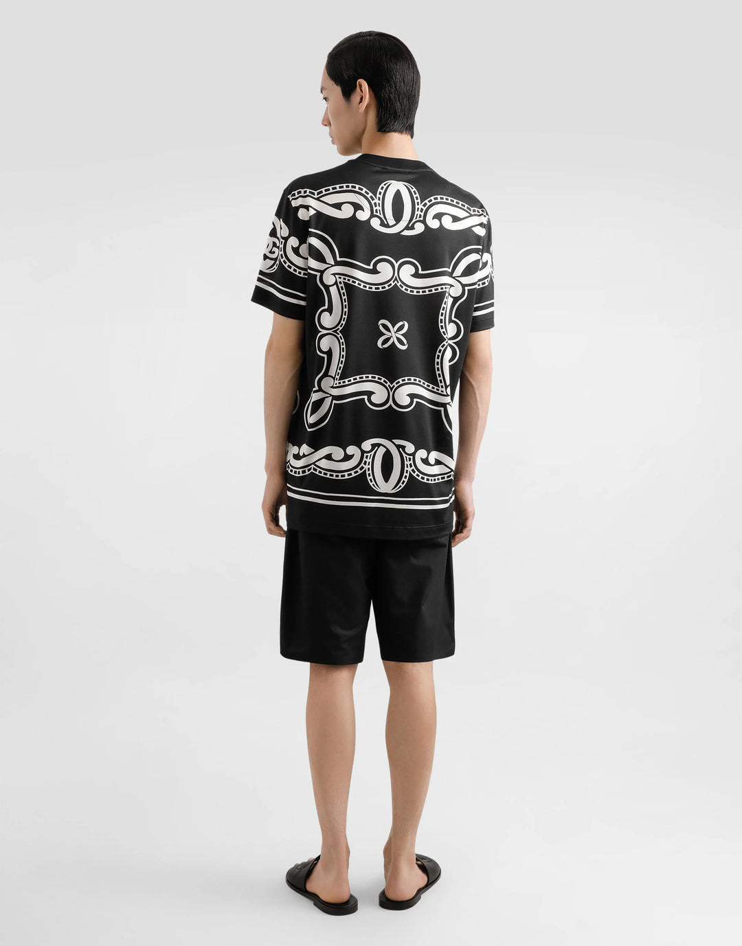 Dolce&Gabbana Silk T-shirt with bandanna print