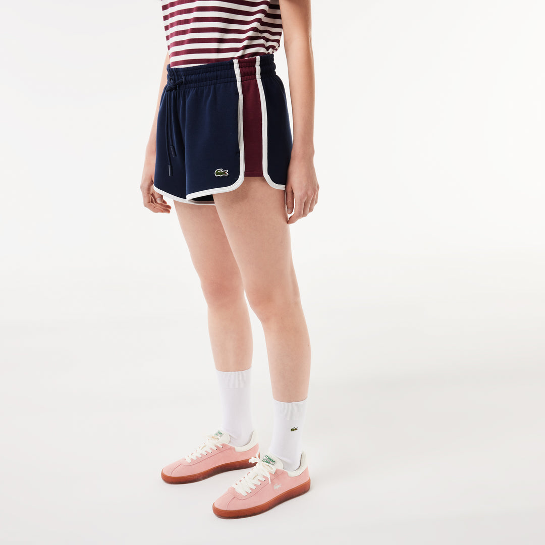Lacoste Women's Contrast Panel Piqué Shorts