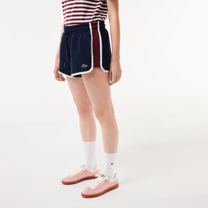 Lacoste Women's Contrast Panel Piqué Shorts