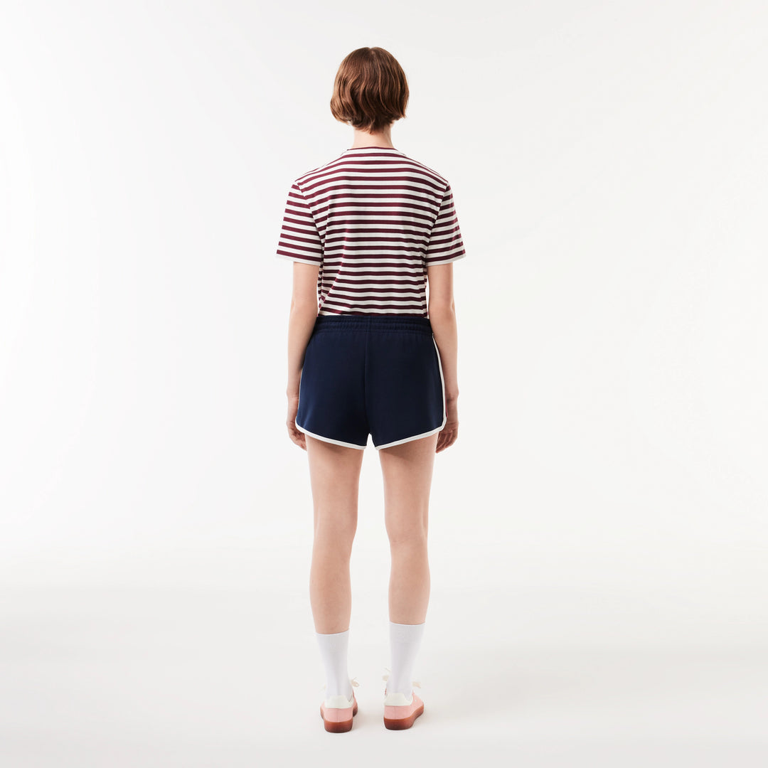 Lacoste Women's Contrast Panel Piqué Shorts