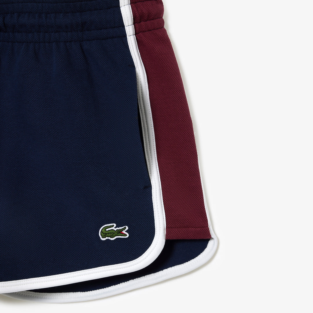 Lacoste Women's Contrast Panel Piqué Shorts