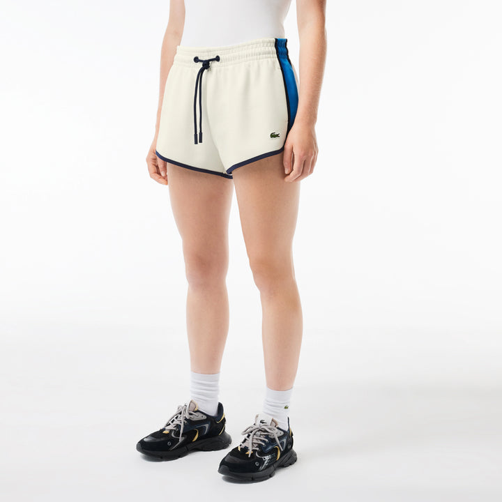 Lacoste Women's Contrast Panel Piqué Shorts