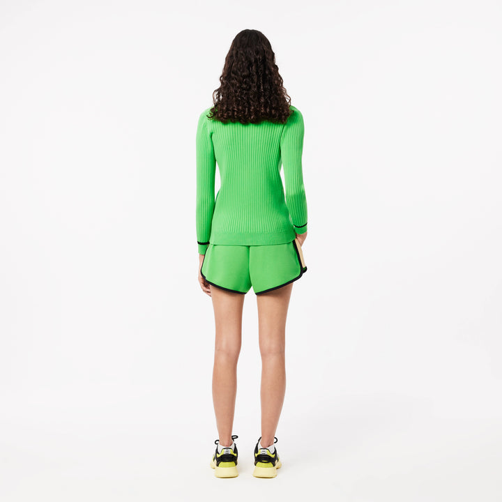 Lacoste Women's Contrast Panel Piqué Shorts