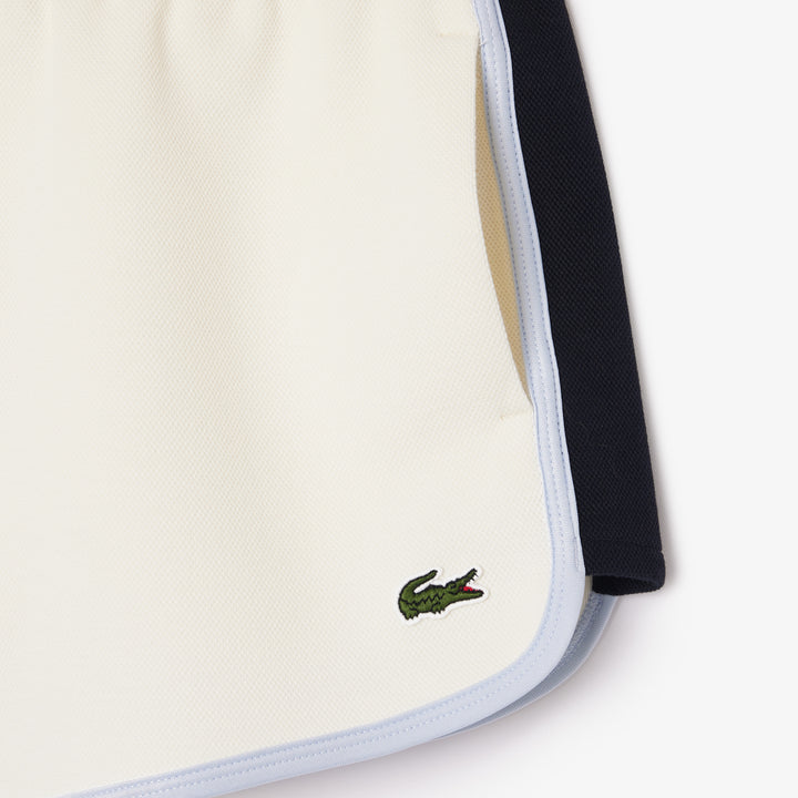 Lacoste Women's Contrast Panel Piqué Shorts