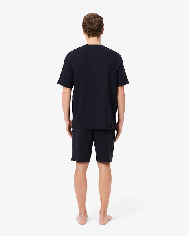 Lacoste Men's Textured Knit Lounge Shorts