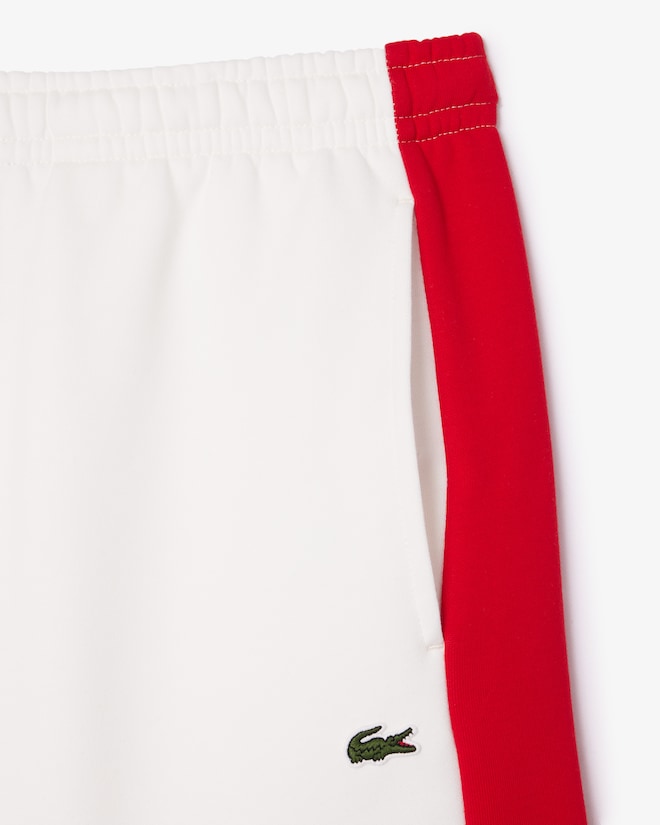 Lacoste Men's Regular Fit Colorblock Fleece Shorts
