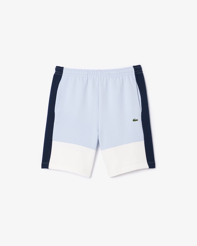 Lacoste Men's Regular Fit Colorblock Fleece Shorts