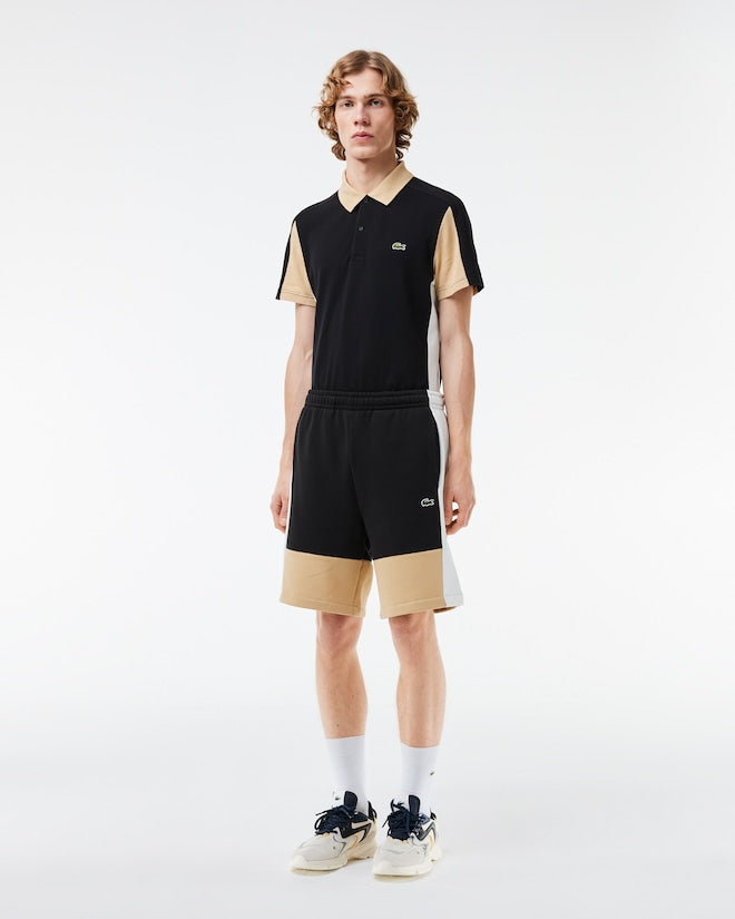 Lacoste Men's Regular Fit Colorblock Fleece Shorts