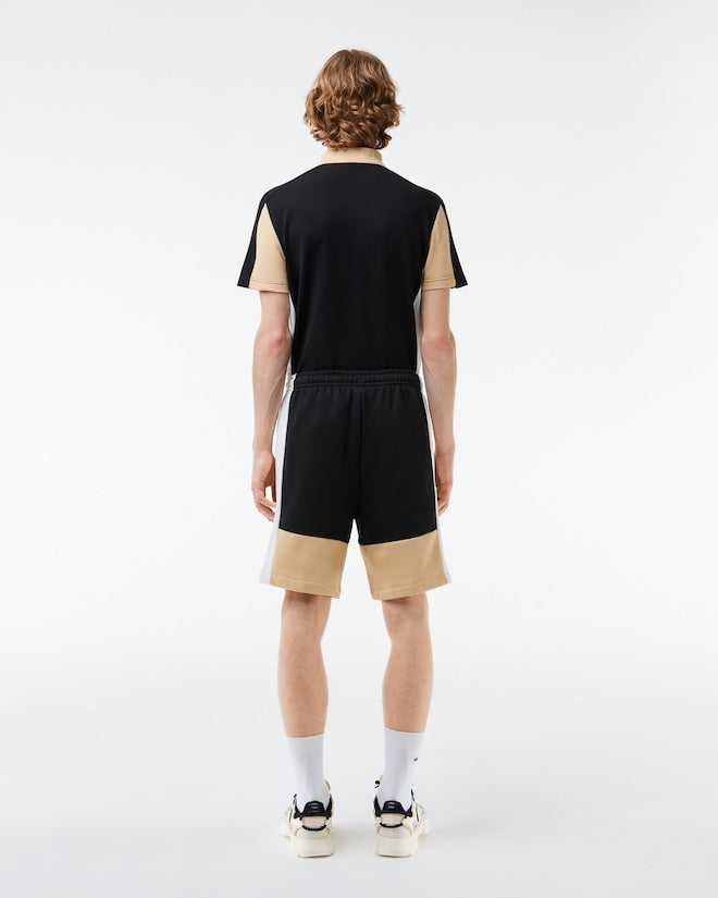 Lacoste Men's Regular Fit Colorblock Fleece Shorts
