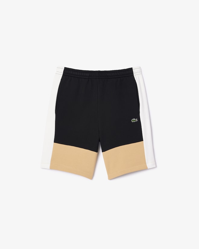 Lacoste Men's Regular Fit Colorblock Fleece Shorts