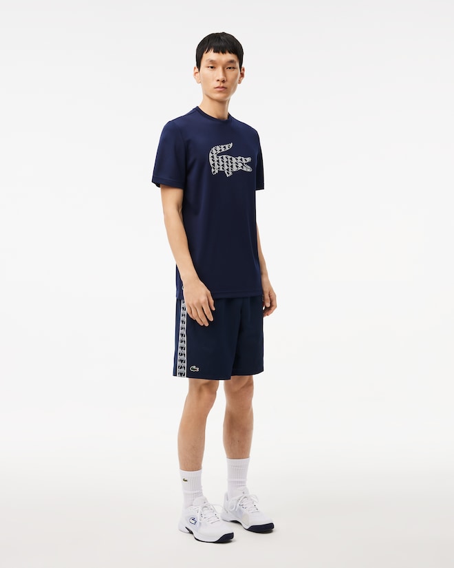 Lacoste Men's Monogram Band Tennis Shorts