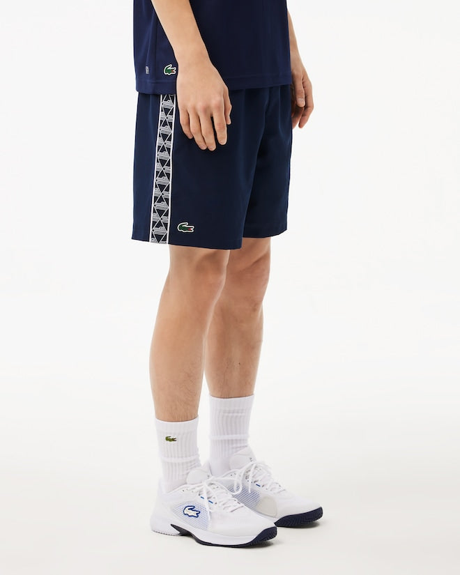 Lacoste Men's Monogram Band Tennis Shorts