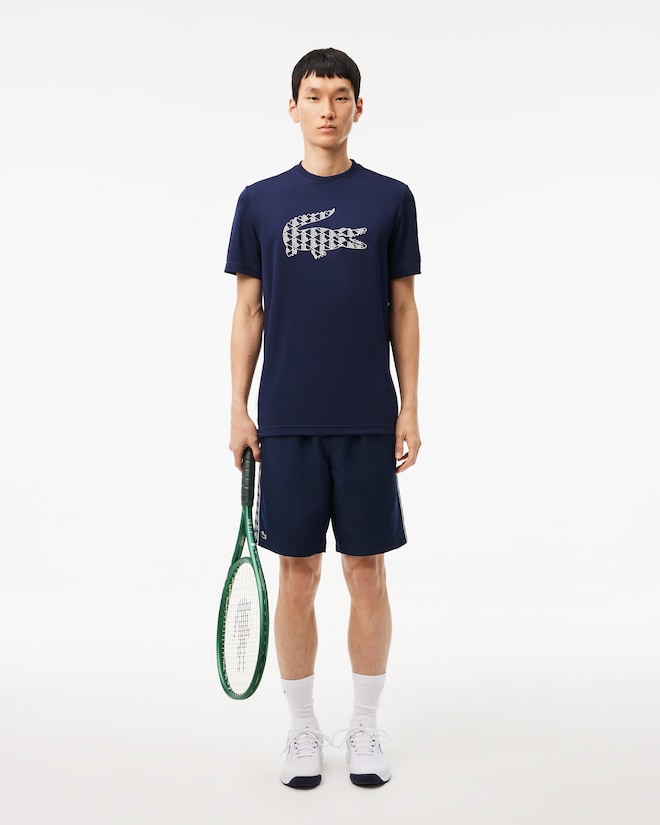 Lacoste Men's Monogram Band Tennis Shorts