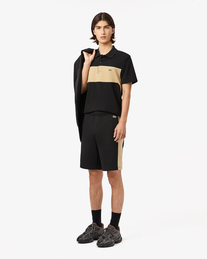Lacoste Men's Regular Fit Colorblock Fleece Shorts