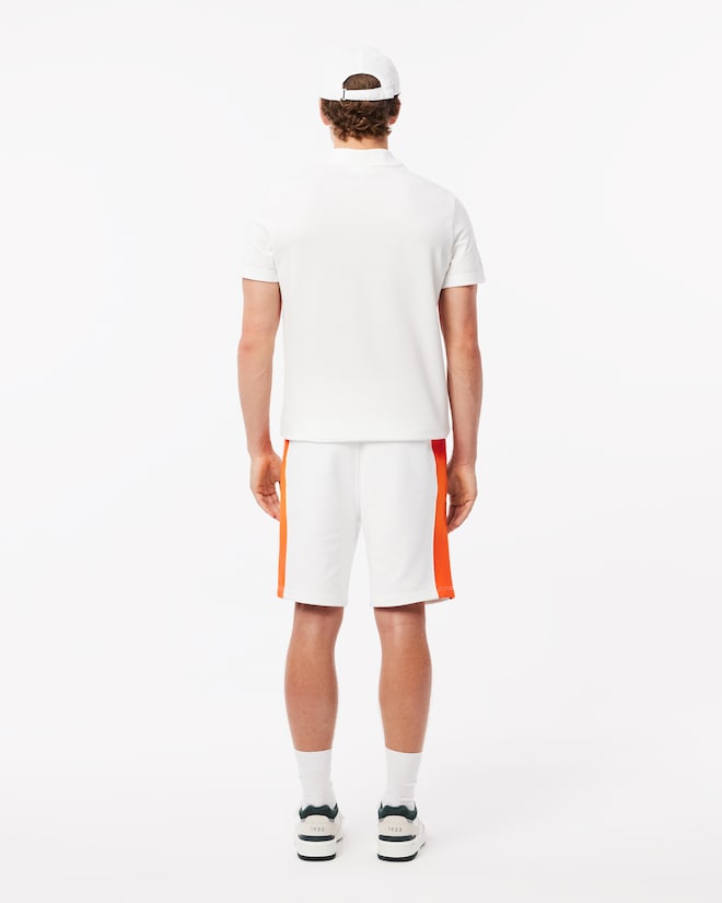 Lacoste Men's Regular Fit Colorblock Fleece Shorts