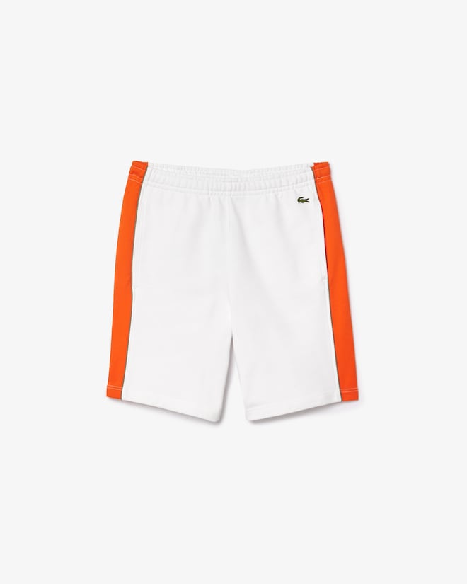 Lacoste Men's Regular Fit Colorblock Fleece Shorts