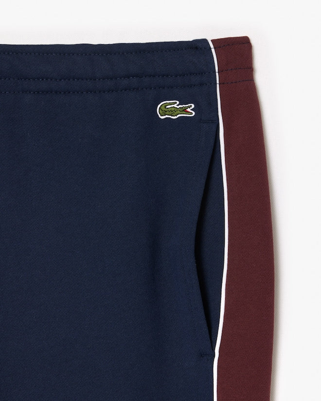 Lacoste Men's Regular Fit Colorblock Fleece Shorts