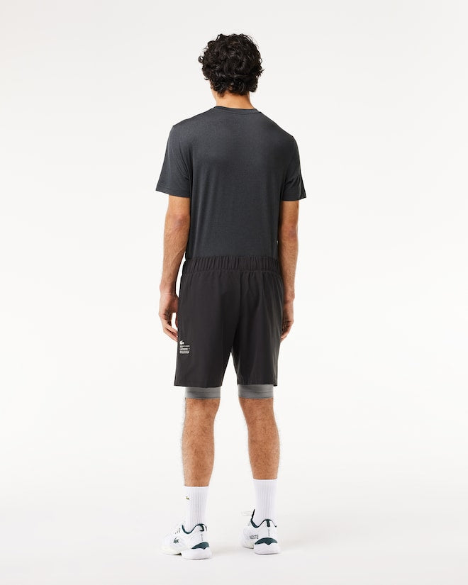 Lacoste Men's Lined Ultra Dry Sport Shorts
