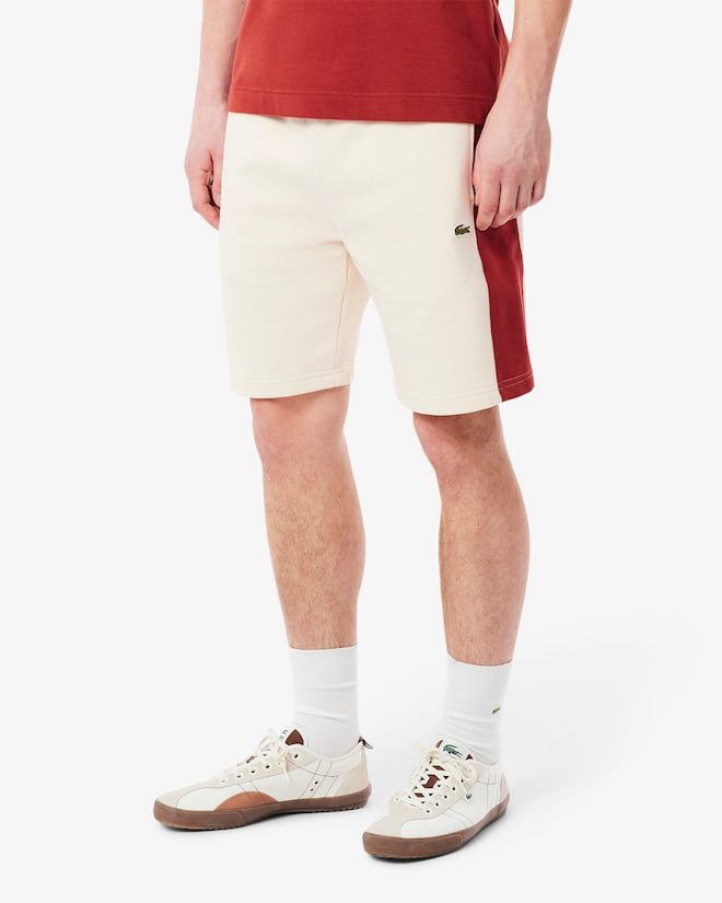 Lacoste Men's Cotton Fleece Colorblock Shorts