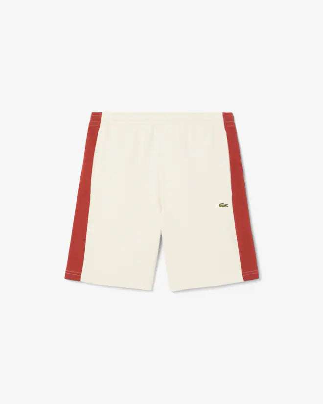 Lacoste Men's Cotton Fleece Colorblock Shorts