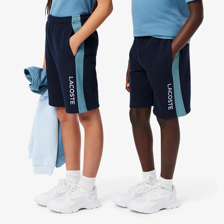 Lacoste Kids' Colorblock Fleece Shorts