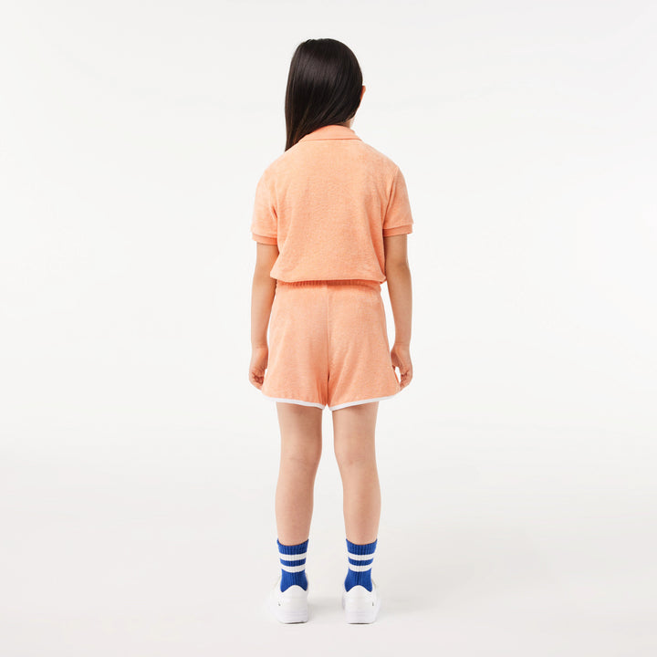 Lacoste Kids' Contrast Stripe Terry Shorts