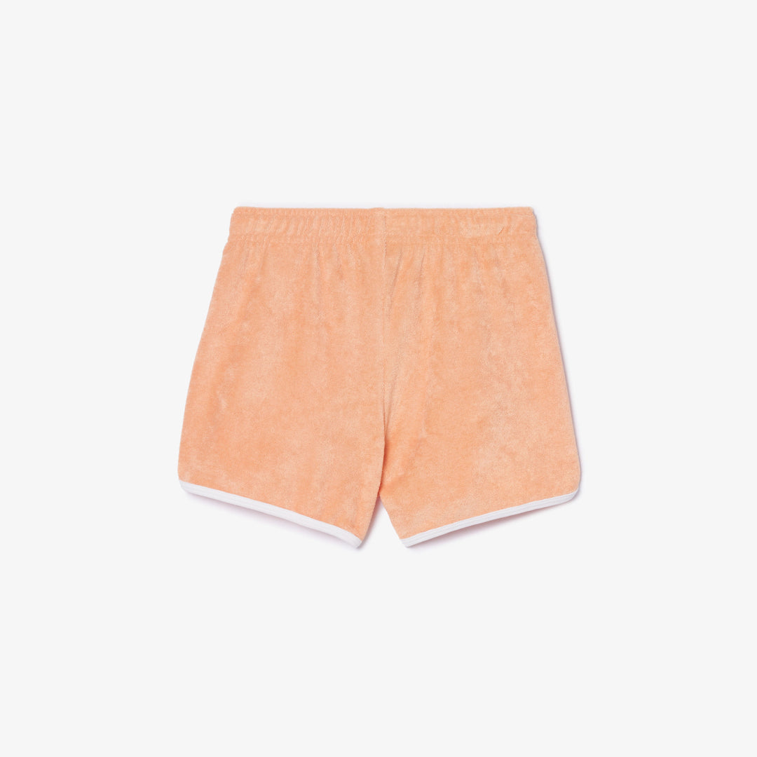Lacoste Kids' Contrast Stripe Terry Shorts