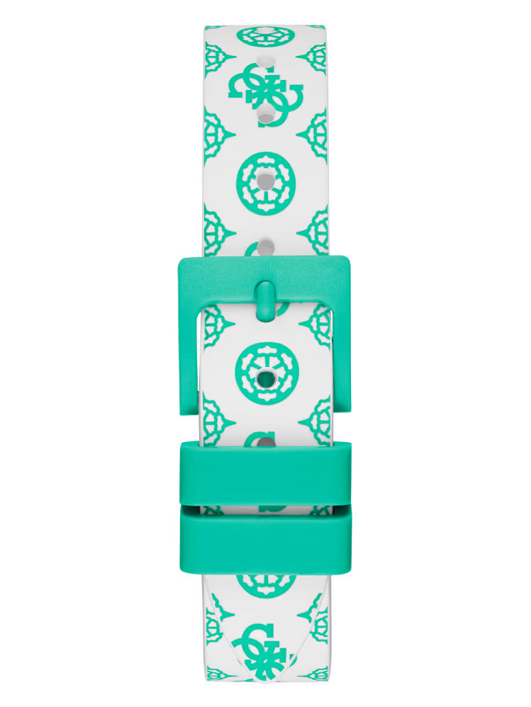 Guess Kids' White and Turquoise Analog Watch